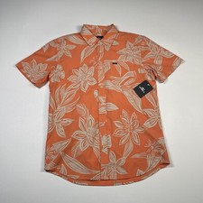O’Neill Shirt Men’s Small Coral Short Sleeve Seaside Floral Button Up AOP NEW picture