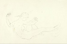 Solon H. Borglum Swimming Nude 1920s Vintage Art Photo Reprint Wall Art picture