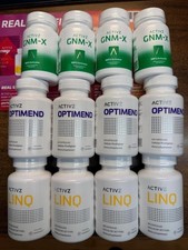 NEW ACTIVZ TRIFECTA 12 bottles set, 4 LINQ + 4 GNMX + 4 OPTIMEND EXP 01/2027+ picture