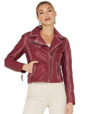 Mauritius Women's Christy Scatter Star Leather Jacket - CHRISTYRF-ORCHID picture