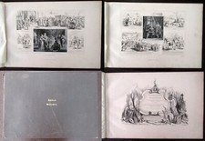 Loeiollot Begleitung zu Schillers Wallenstein um 1840 16 lithogr. Tafeln  js picture