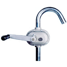High-Flow Rotary Hand Drum Barrel Pump Aluminum Steel Vane 27 GPM Fuel Oil picture
