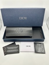 Original Dior Sunglasses / Eyeglasses Case Diamond – Black Leather +Cloth+Papers picture