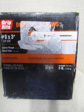 Grip-Rite #8 x 3-in Coarse Thread Drywall Screws 5-lb 373 -Pack #2 Phillips New picture