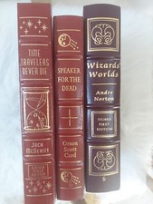 Easton Press ~ Wizard's  World, The Travelers Never. Speaker for Dead  Set of 3 picture