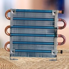 Small Condenser Radiator Copper Tube Cooling System Compact Heat Exchanger picture