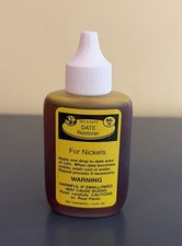 Nic-A-Date Date Restorer For Nickels Restore Buffalo Coin Acid Bottle NIC A DATE picture