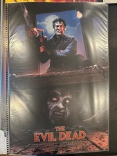 BOTH PRINTS The Evil Dead 1 & 2 by Nick Charge Commission Not Mondo BNG picture