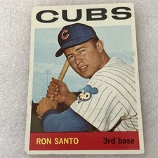 1964 Topps - Ron Santo #375 Hall of Fame picture