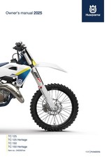 Husqvarna Owners Manual Book Guide 2025 TC 150 Heritage picture