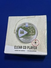 Clear Tech CD Player Clear/Green, Shock Protection with Clear Earphones (New ) picture