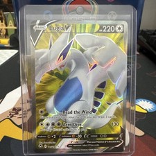 Pokemon Lugia V Full Art Holo Ultra Rare English Swsh12 Silver Tempest 185/195 picture