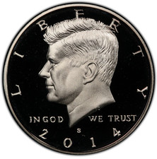 2014-S Clad Proof Kennedy Half Dollar 50C picture