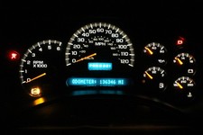 03-04 CHEVY 1500 SILVERADO SIERRA INSTRUMENT GAUGE CLUSTER 15135668 *REBUILT* picture
