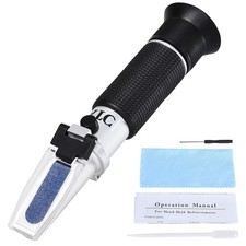 Portable Brix Refractometer with ATC, Accurate Dual Scale Brix Meter Specific picture