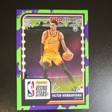 Panini 2023-24 Haunted Hoops Victor Wembanyama Rising Stars Slime RC #282 picture