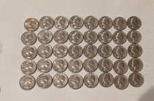 Roll of 1776-1976 P and D bicentenial quater roll AU-Bu quality picture