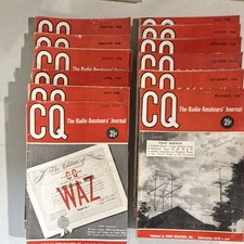 Vintage 1948 CQ The Radio Amateurs Journal Magazine Lot 12 Issues COMPLETE YEAR picture