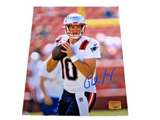 DRAKE MAYE Hand Signed 8x10 Photo PATRIOTS QB #10 Autograph w/COA + FAST SHIP picture