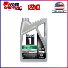 Mobil 1 Advanced Fuel Economy Full Synthetic Motor Oil 0W-20, 5 Quart picture