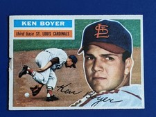 1956 Topps - Ken Boyer #14 - St. Louis Cardinals VG picture
