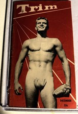 TRIM #5 DECEMBER 1957 VINTAGE PHYSIQUE PHOTOGRAPHY & ART MAGAZINE GAY Interest picture