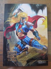 1996 MARVEL MASTERPIECES 82 THOR DUELS JULIE BELL VERY RARE picture