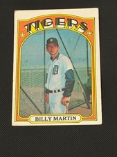 1972 Topps - Billy Martin #33 picture