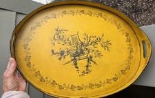 Vtg Italian Rustic Provincial Toleware 19
