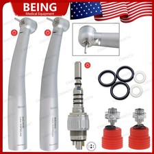 US BEING Dental Fiber Optic Handpiece High Speed Turbine fit KaVo Coupler 6 Hole picture