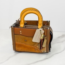 Coach REMADE Mini Rogue 12 Vintage Leather Tabac RARE Collectible 1941 Charm picture