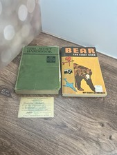 Vintage 1940s Girl Scout Handbook & 1970s Bear Cub Scout Handbook picture