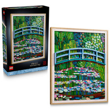 LEGO Art Claude Monet – Bridge Over a Pond of Water Lilies - Building Sets for A picture