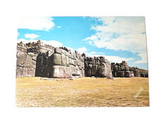 VTG 1975 The Ruins of Sacsahuaman 12.079ft Cuzco Peru Postcard NEW picture