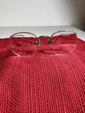 Antique 1/10 12K GF Rimless Octagonal Eyeglasses picture