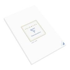 Clairefontaine Triomphe Blank Writing Paper Tablet, A4, 90g, 50 Sheets, White picture