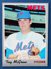 1970 Topps Baseball #26 Tug McGraw - New York Mets - EX (No Creases) picture