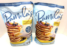 2/4lb Pamela's Pancake/Baking/Cookie/Bread Mix/Gluten Free/unflavored/2027 READ picture