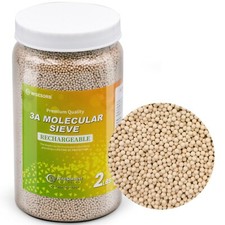 3A Molecular Sieve Desiccant Beads, 2 LBS Dehumidifier Moisture Absorbers picture