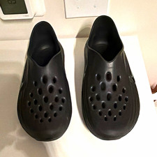 Nike ReactX Rejuven8 Black Slip-On Sandal Men’s US 11 Lightweight Slip Resistant picture