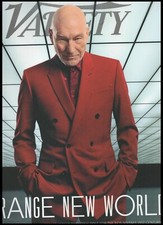 PATRICK STEWART VARIETY MAGAZINE JANUARY 8, 2020, GOLDEN GLOBES MYTHIC QUEST picture