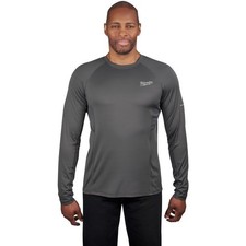 Milwaukee 402G-LDY Men's Workskin Long Sleeve Shirt Gray Size Large picture