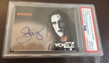 1999 Topps WCW/NWO Nitro Sting Autograph PSA 9 Authentic Signatures Auto picture