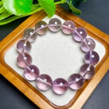 15mm Natural Ametrine Bead Bracelet Reiki Crystal Quartz Healing Decorate picture