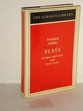 Plays of Schiller Hardcover Friedrich Schiller picture