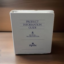 1991 Royal Worcester Spode Dealer Binder Product Guide Catalog Fine Bone China picture