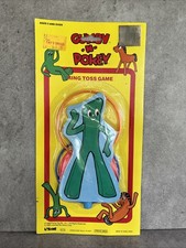 Gumby And Pokey Vintage Ring Toss Game Larami 1988 Very Rare 1988 New In Package picture