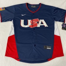 USA World Baseball Classic WBC 2026 Navy Stitched Jersey picture