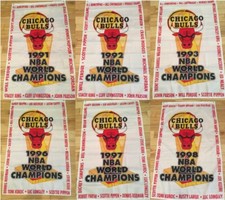 2’x3’ Chicago Bulls banner set - Choose 24 picture