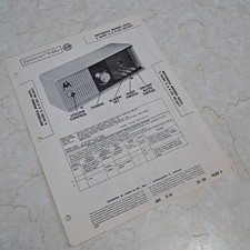 Motorola Manual 56CC1 56CD1 Radio Clock 1958 Photofact Illustrated Service picture